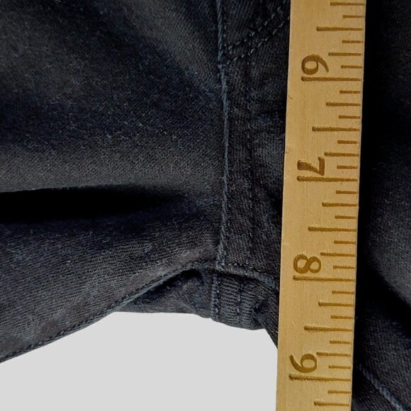 DL1961 Mara Jeans Size 24 25X27 Black Straight Ankle Frayed Hem Low Rise USA - Picture 15 of 16